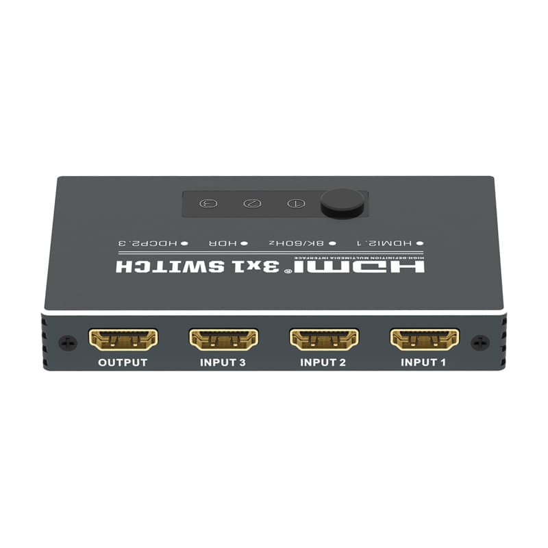 MZ303HE 8K@60Hz 3x1 HDMI Switch HDCP2.3 HDMI2.1
