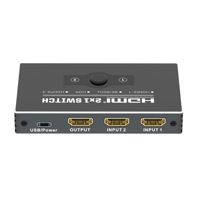 MZ302HE 8K@60Hz 2x1 HDMI Switch HDCP2.3 HDMI2.1