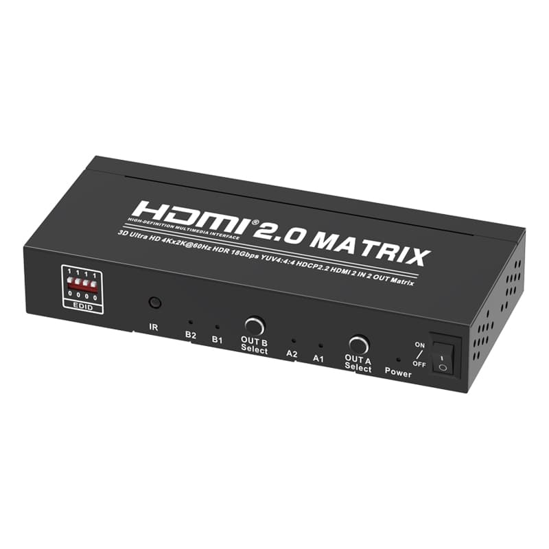 MZ2022E 4K@60Hz 2x2 HDMI Matrix with EDID HDMI2.0