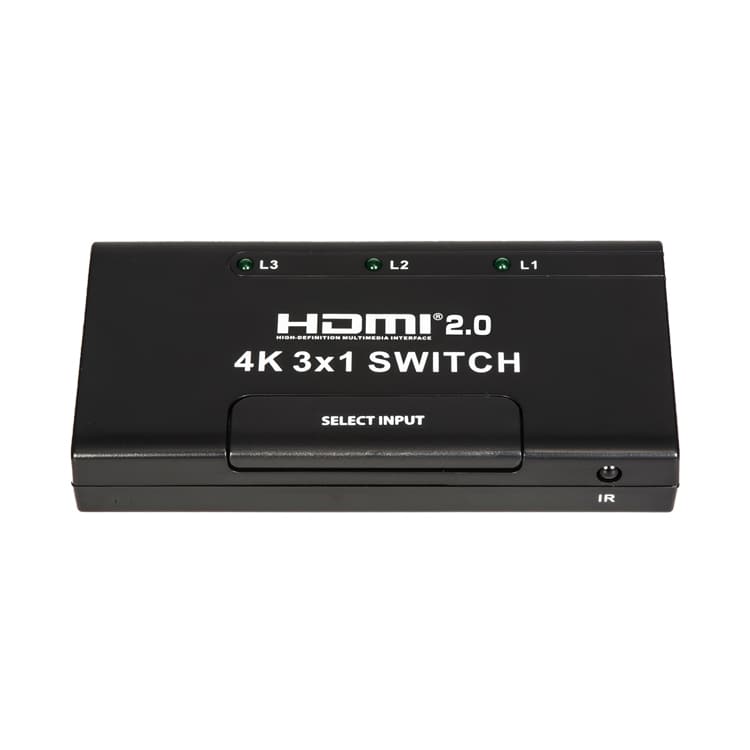 MZ303ES 4K@60Hz 3x1 HDMI Switch HDCP2.2 Plastic HDMI2.0 