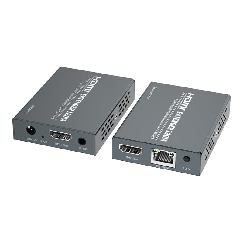1080P HDMI Extender 150m via CAT5e/6 loopout POC dual IR MZ507