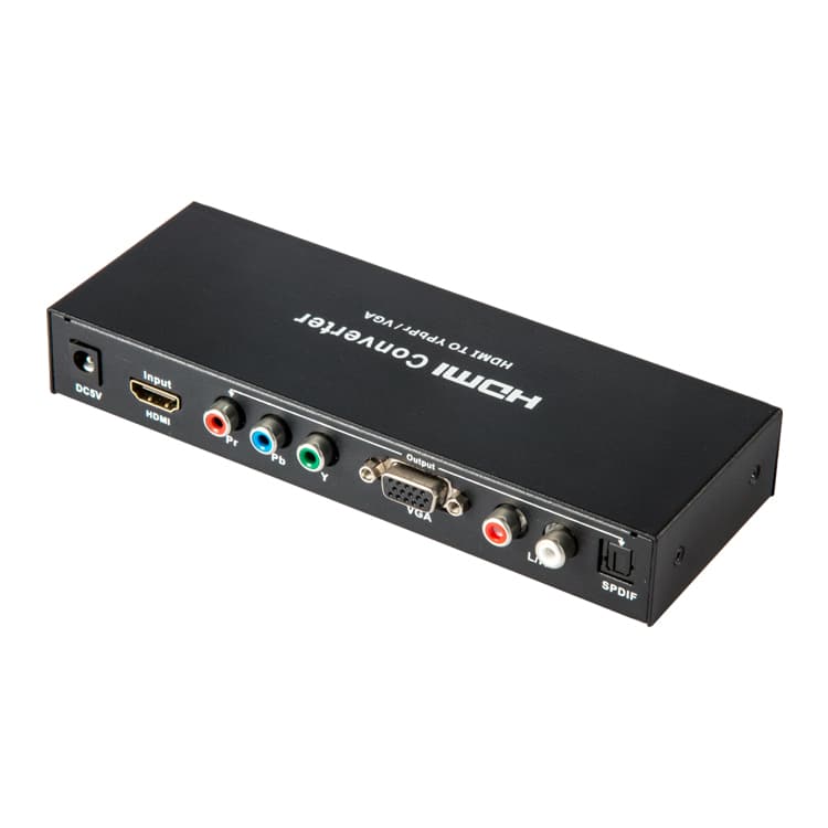 MZ611 HDMI to VGA+YPbPr+SPIDF+L/R Converter