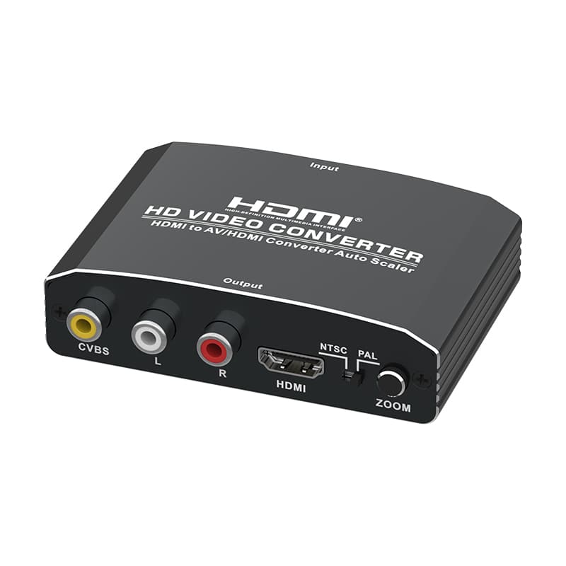 MZ613 HDMI to AV CVBS +HDMI Converter Auto Scaler