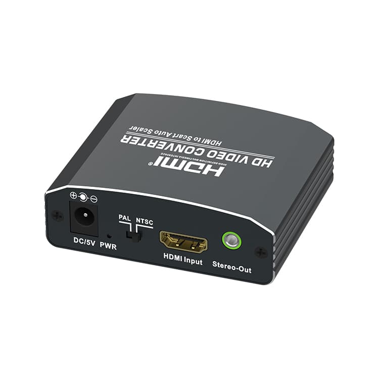 MZ616 HDMI to Scart+3.5mm Stereo Converter Up to 4K PAL NTSC