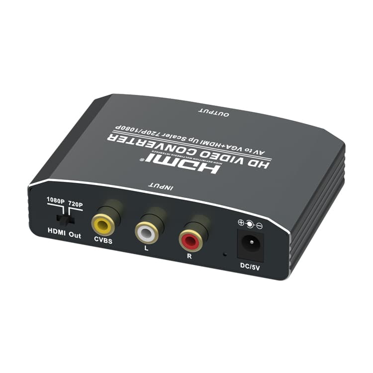 MZ628 AV to VGA+HDMI Converter Up Scaler 720P/1080P