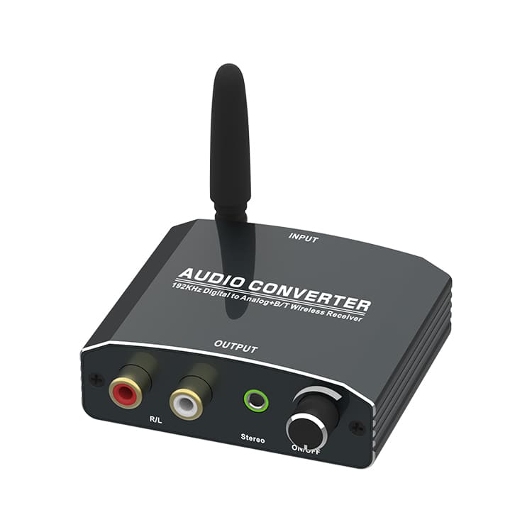 MZ609B Coaxial Toslink to R/L 3.5mm audio+Bluetooth 5.0 Receiver