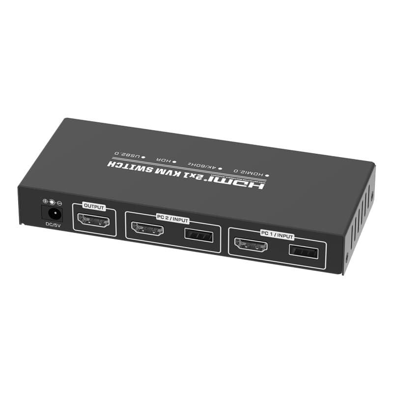 MZKV302A 4K@60Hz+USB2.0 2x1HDMI KVM Switch HDR
