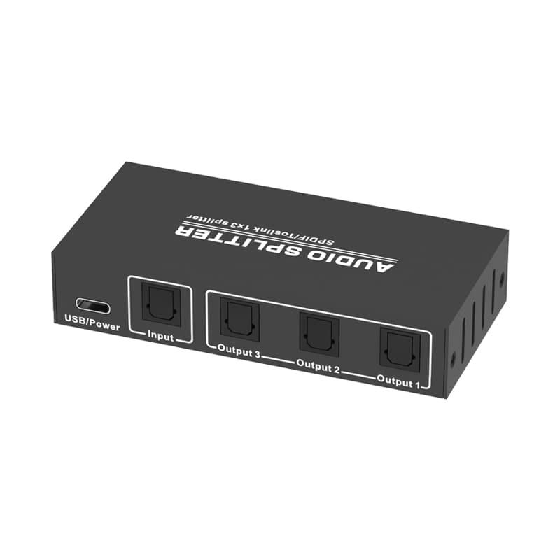 MZAU103 SPDIF Toslonk Digital Optical Audio Splitter 1x3