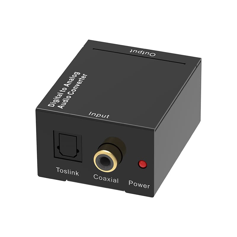 MZ609 Digital Toslink Coaxial to R/L Analog Audio Converter