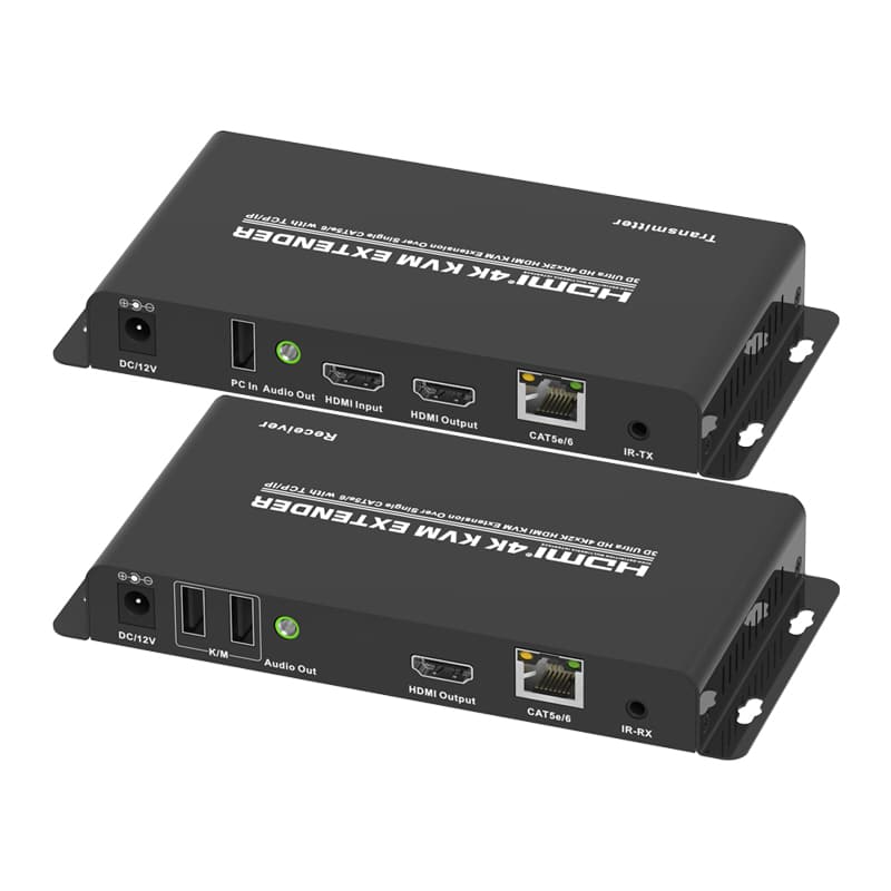 4K@30Hz HDMI KVM Extender CAT5e/6 200M TCP/IP MZ51200A 