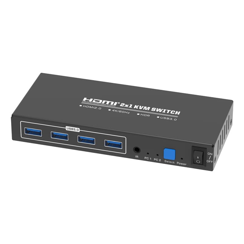 MZKV302B 4K@60Hz+USB3.0 2x1 KVM Switch HDR