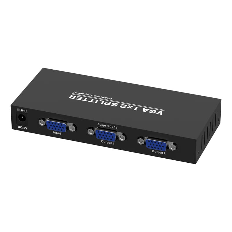 MZVG25102 1080P VGA 250MHz 1x2 Splitter