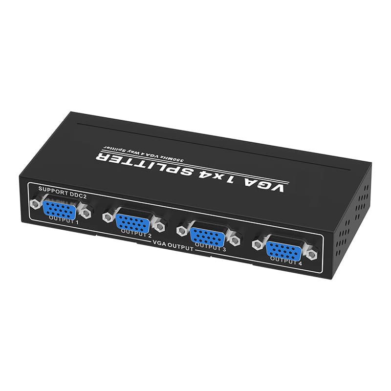 MZVG35104 1080P VGA 350MHz 1x4 Splitter