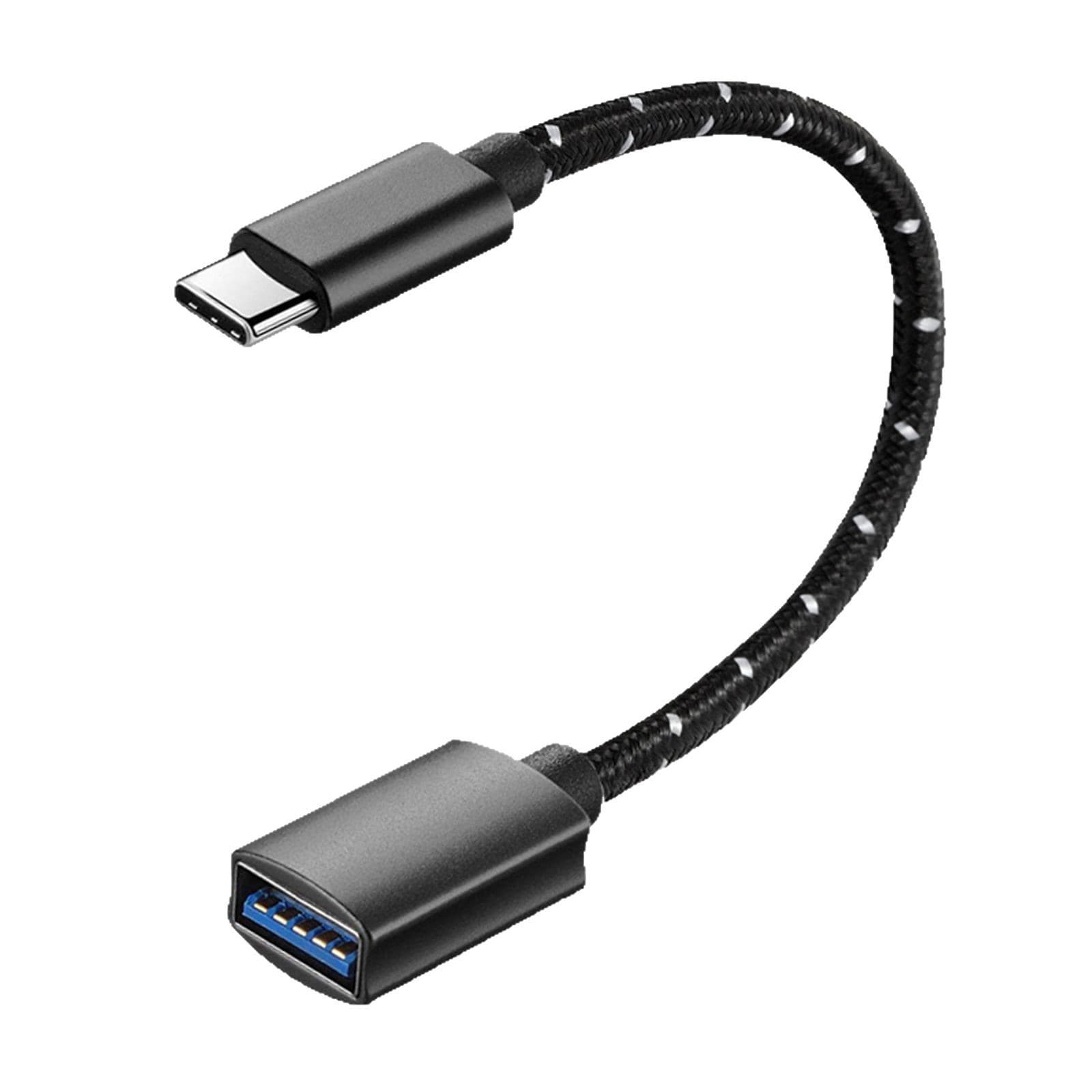 10Gbps Type-C Male to USB-A Female OTG Adapter Cable Aluminum MZ096