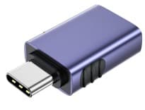 Type C Male to USB-A Female OTG Adapter USB3.2 GEN 2 10Gbps, Aluminum MZ077