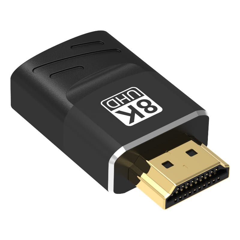 8K HDMI Male to Female Adapter Aluminum MZ0168