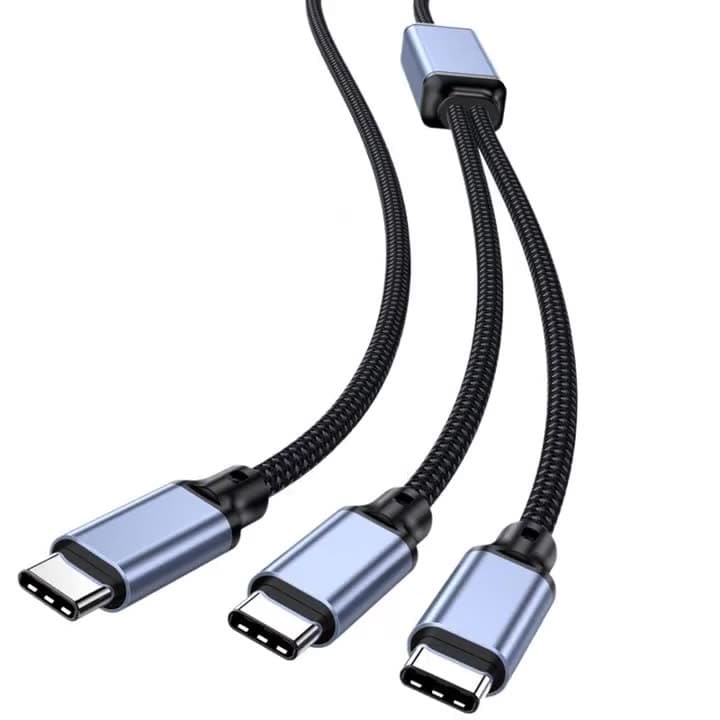 100W USB-C 100W 1x2 Splitter Cable for Laptop Tablet Phone MZ198B