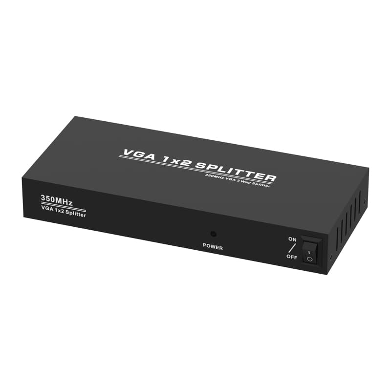 MZVG35102 1080P VGA 350MHz 1x2 Splitter