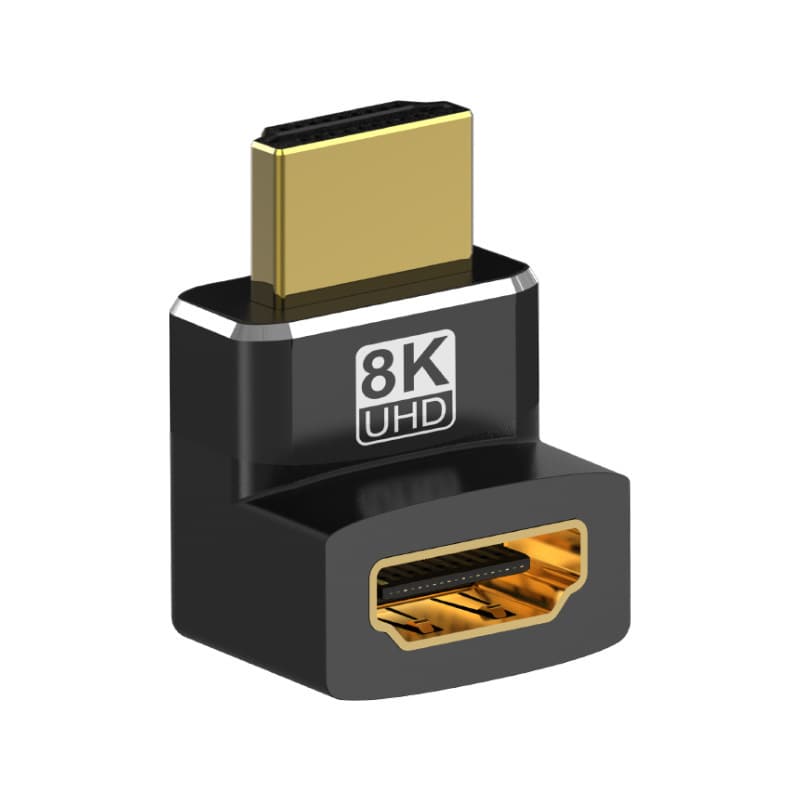 8K HDMI Male to Female 270° Adapter Aluminum MZ0167