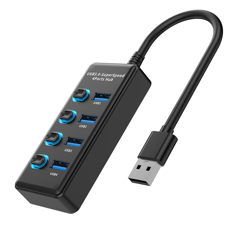 Type C 4 ports USB 3.0 powered USB Hub